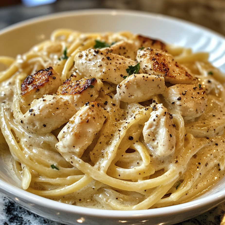 creamy chicken alfredo pasta