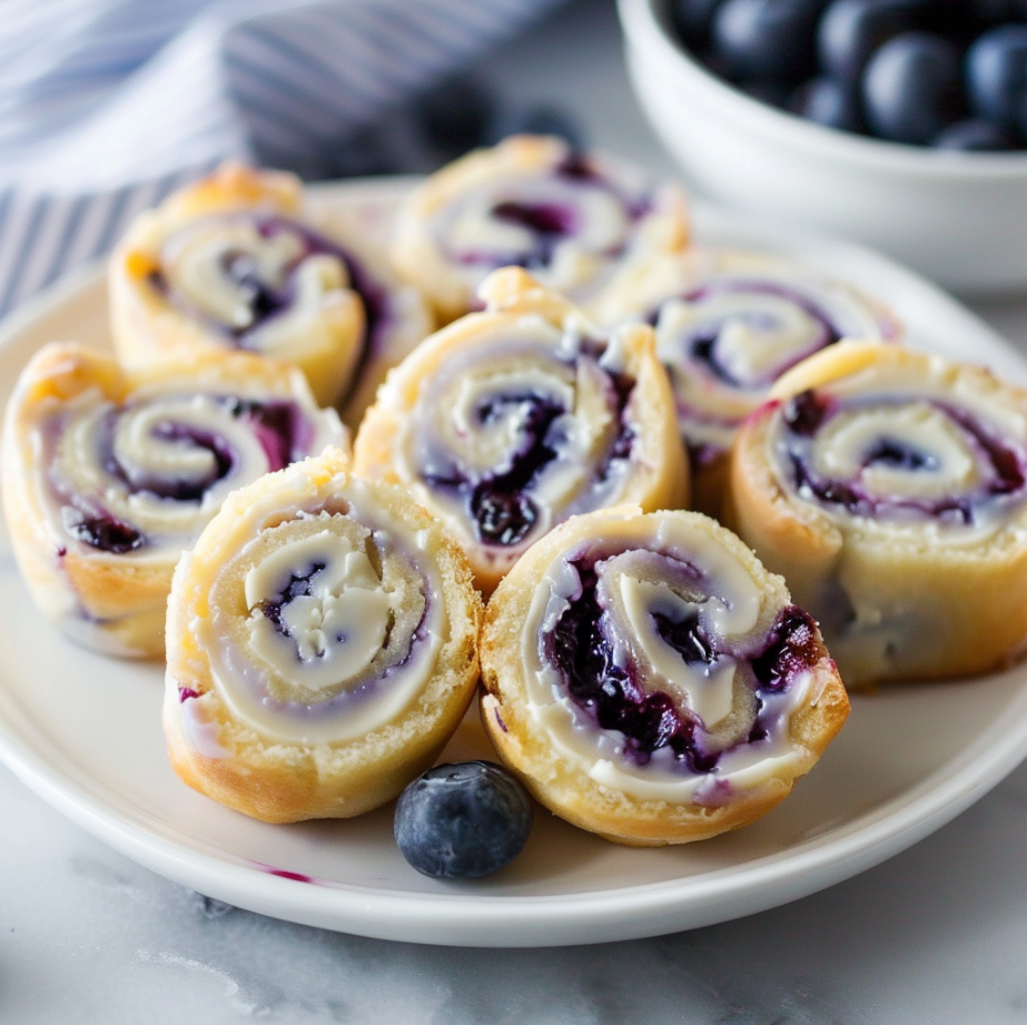 Blueberry Cheesecake Rolls