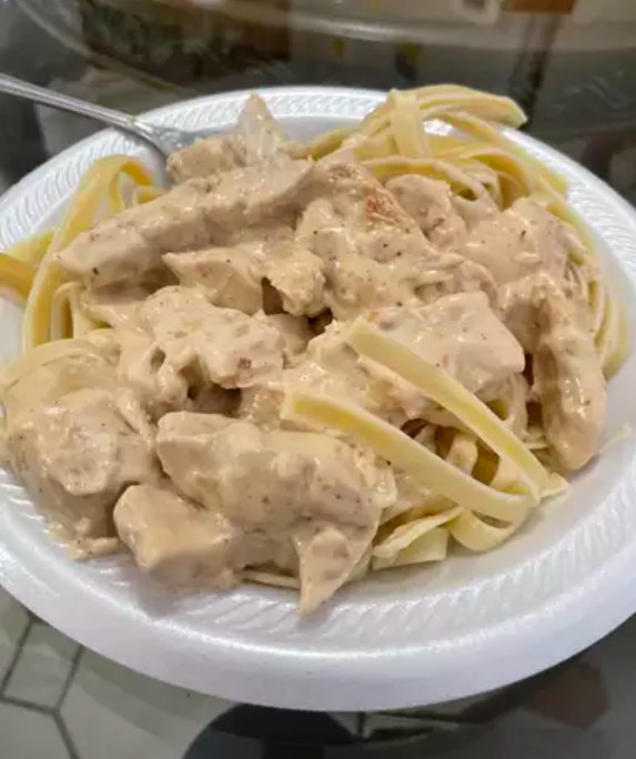 creamy chicken alfredo pasta