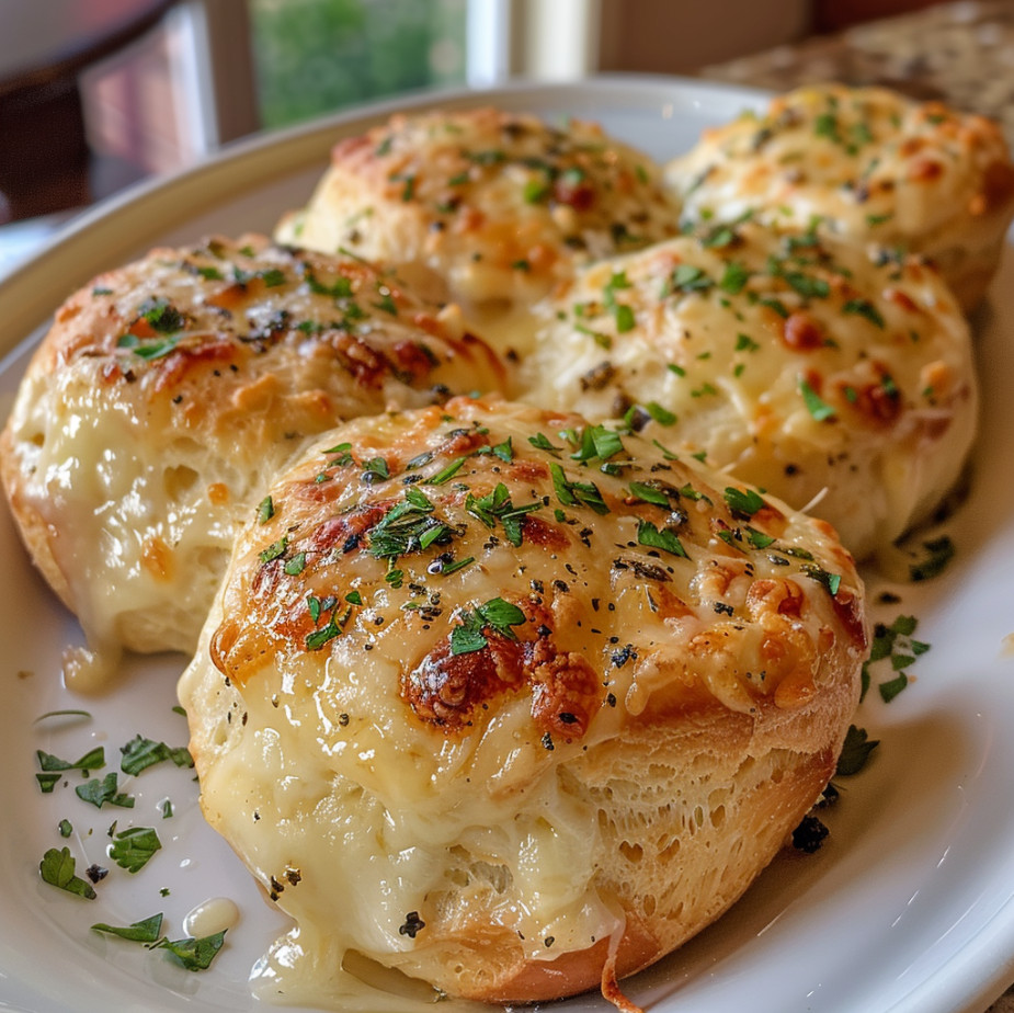 Pillsbury Biscuit Garlic Butter Cheese Bombs