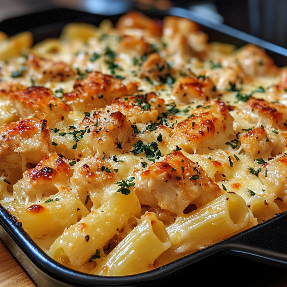 Garlic Parmesan Chicken Pasta