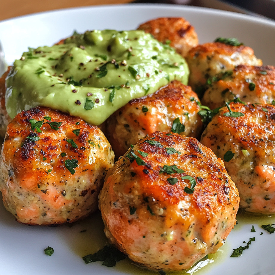 Baked Salmon Meatballs